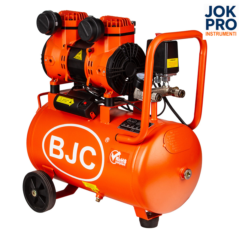 Bezeļļas kompresors 24L, 220L/min