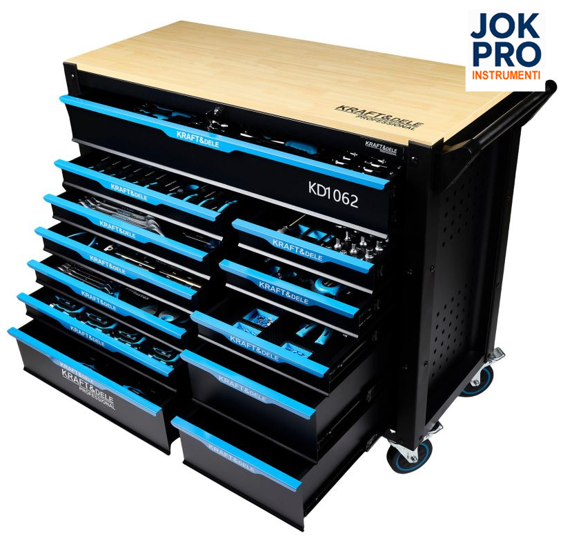 Instrumentu skapis ar 501 elementu