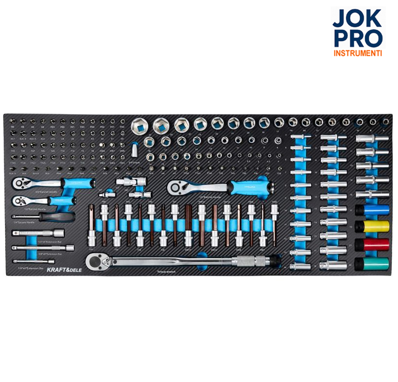 Instrumentu skapis ar 501 elementu