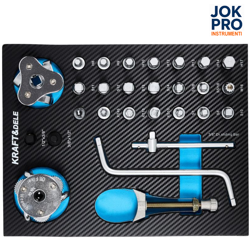 Instrumentu skapis ar 501 elementu
