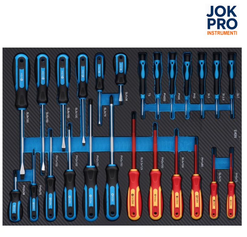 Profesionāls instrumentu skapis ar 309 instrumentiem