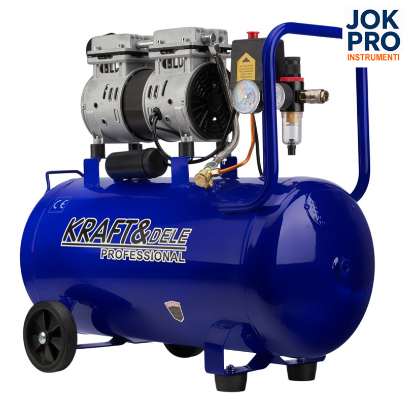 Bezeļļas kompresors 50L 1500W 290L/min