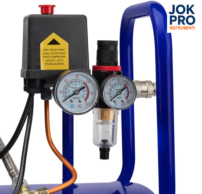 Bezeļļas kompresors 50L 1500W 290L/min