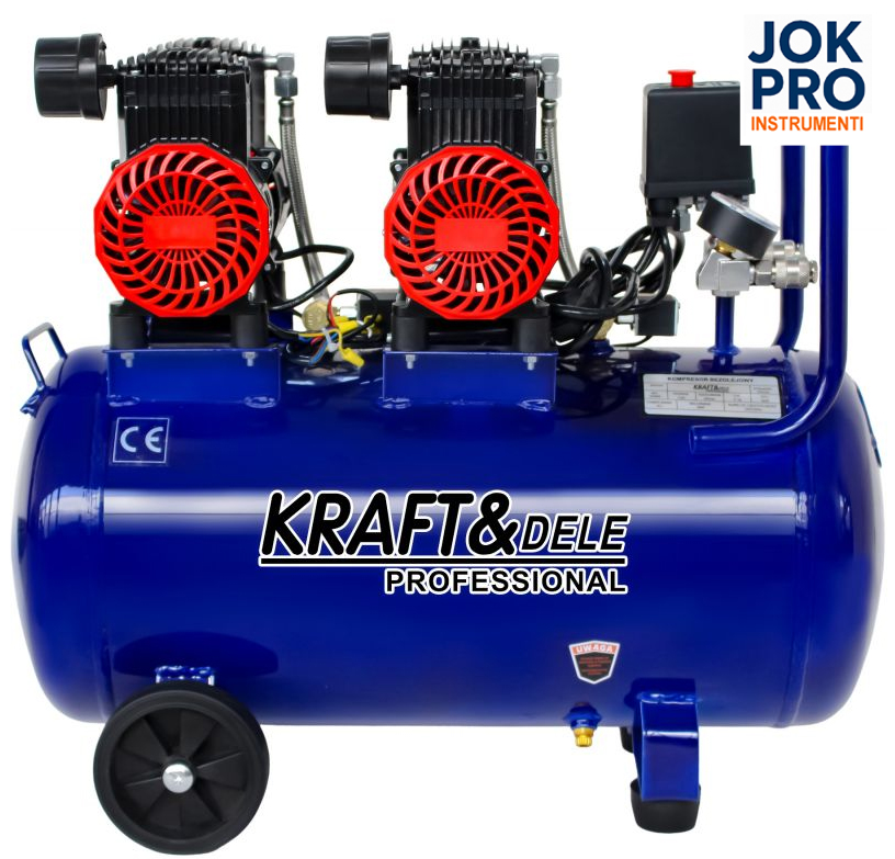 Bezeļļas kompresors 50L 3000W 475L/min