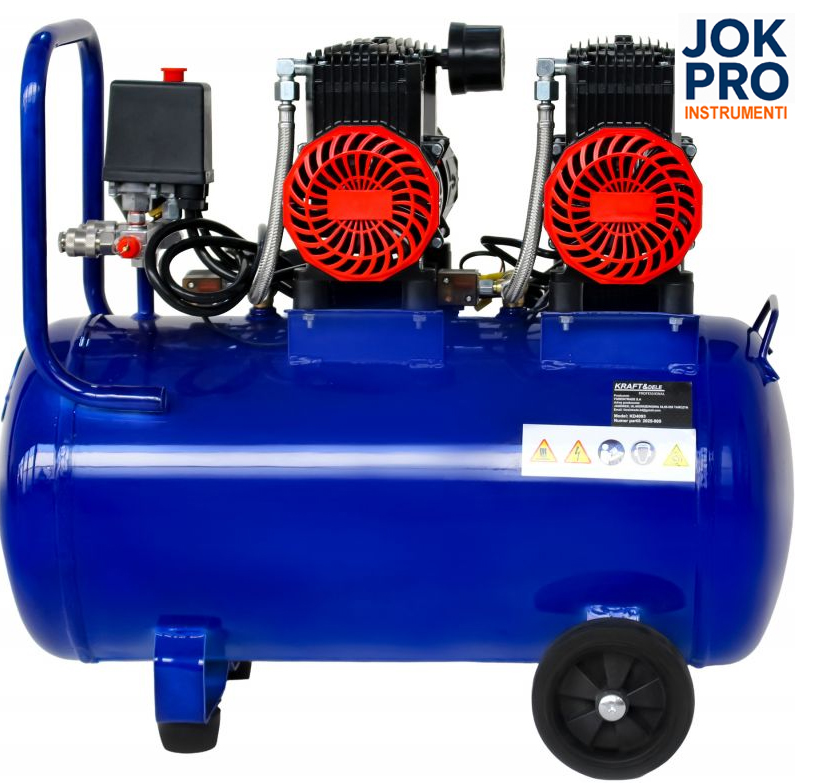 Bezeļļas kompresors 50L 3000W 475L/min