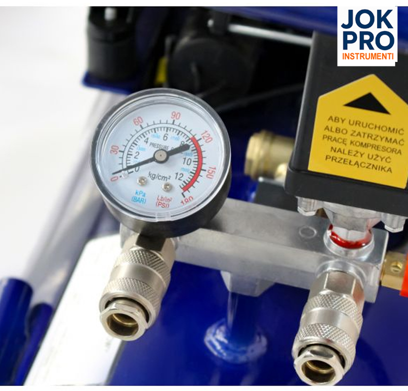 Bezeļļas kompresors 50L 3000W 475L/min