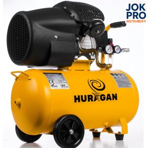 Bezeļļas divtaktu kompresors HURAGAN, 50L - Image 2