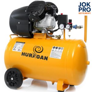Bezeļļas divtaktu kompresors HURGAN, 100L