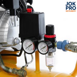 Bezeļļas divtaktu kompresors HURGAN, 100L - Image 3