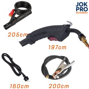Invertora metināšanas iekārta MIG/MAG /FLUX /MMA /LIFT-TIG, 200A - Image 4