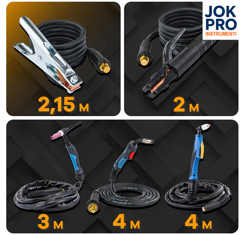 Daudzfunkcionāls invertora metināšanas aparāts MIG/MAG, MMA, TIG LIFT, plazmas griešana CUT