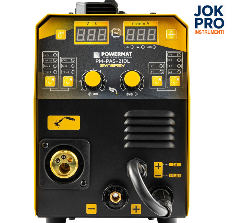 Invertora metināšanas aparāts 210A MIG/MAG MMA TIG LIFT FLUX