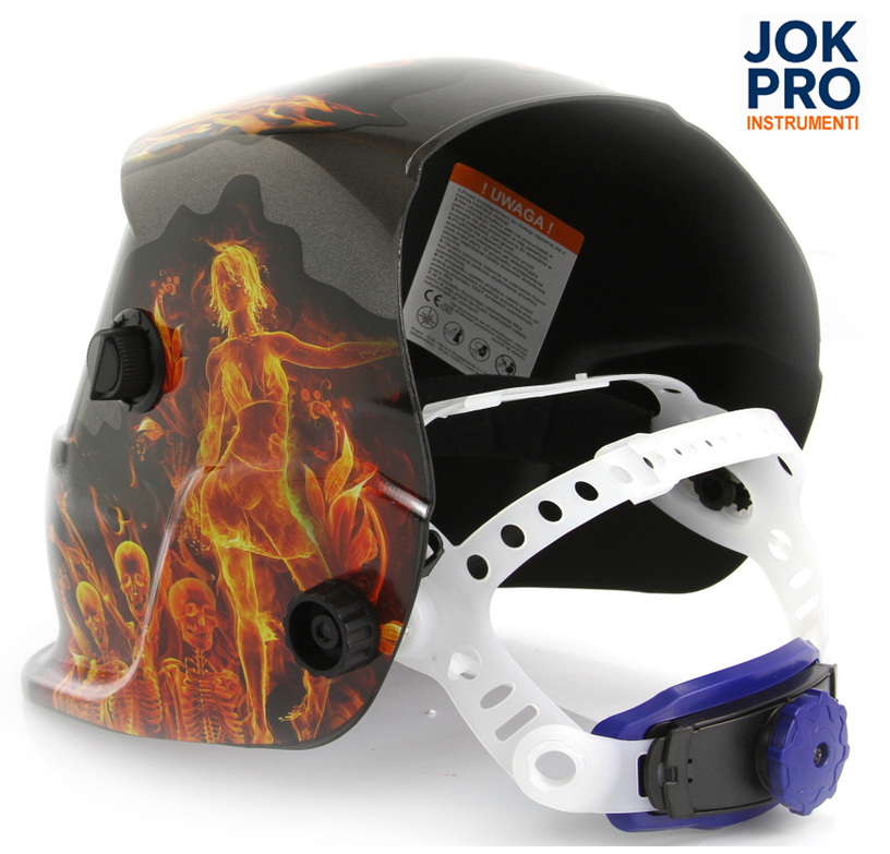 Automātiski aptumšojoša metināšanas maska FLAMES